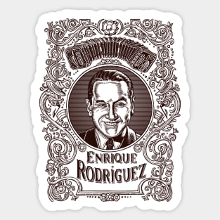 Enrique Rodríguez in Brown Sticker